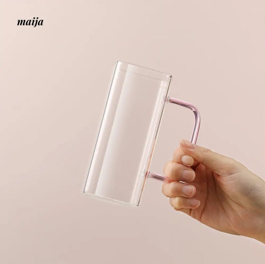 Square Jelly Milk Tea Glass from maija