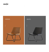 Eliza Lazy Leather Lounge Chair from maija