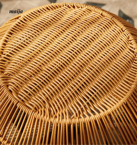Woven Rattan Laundry Basket from maija