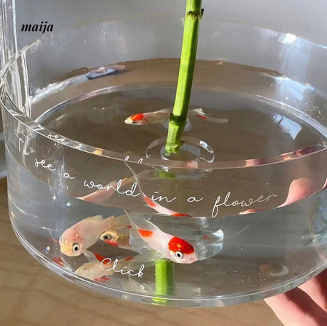 Acrylic Dish Vase from CLICK