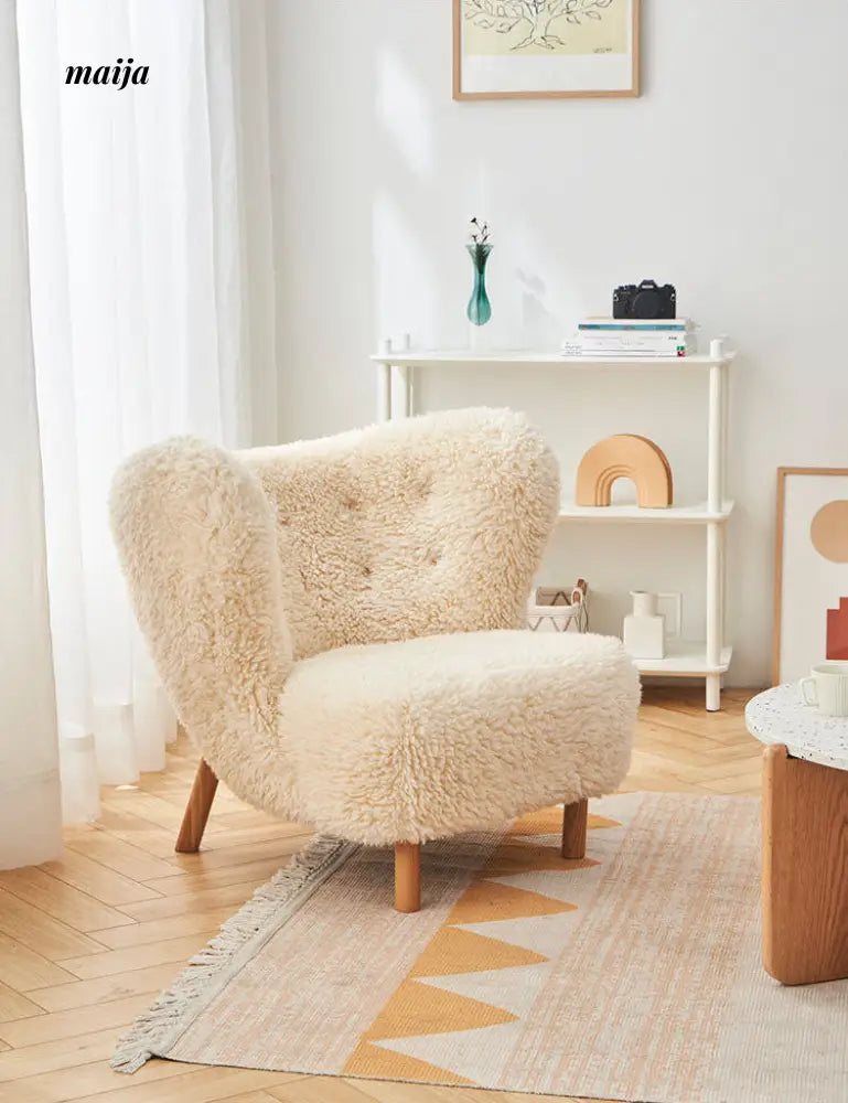 Fluffy Petra Lounge Chair from maija