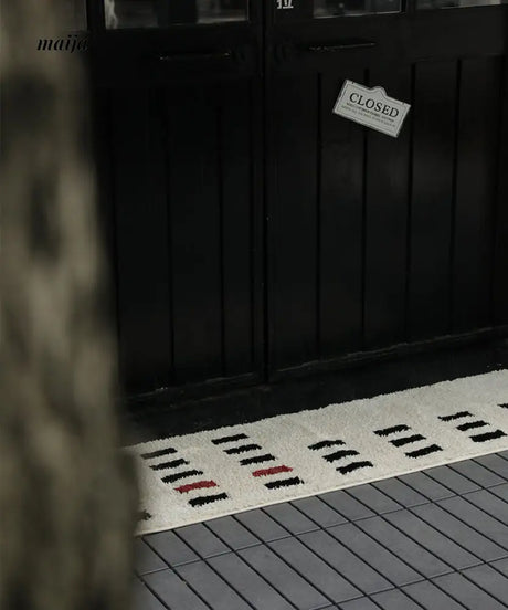 Gareth Grid Bath Mat from Piihab