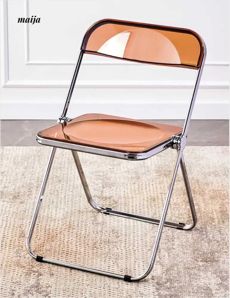 Transparent Crystal Folding Chair from maija