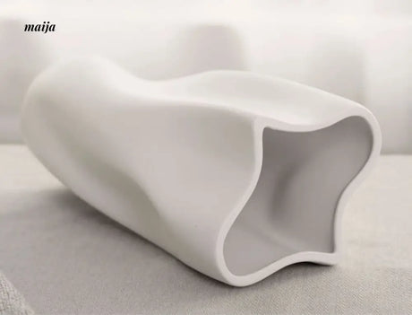Bella Creamy Matte Ceramic Vase from maija