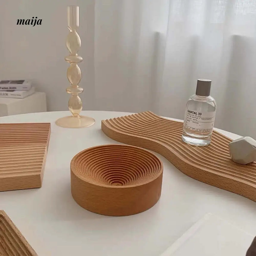 Wavy Wooden Tray from maija
