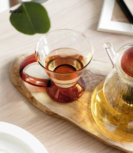 Amber Triangle Tea Set from moreover