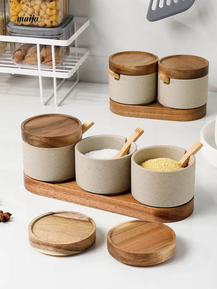 Japanese Seasoning Jar Set from Lugukawa