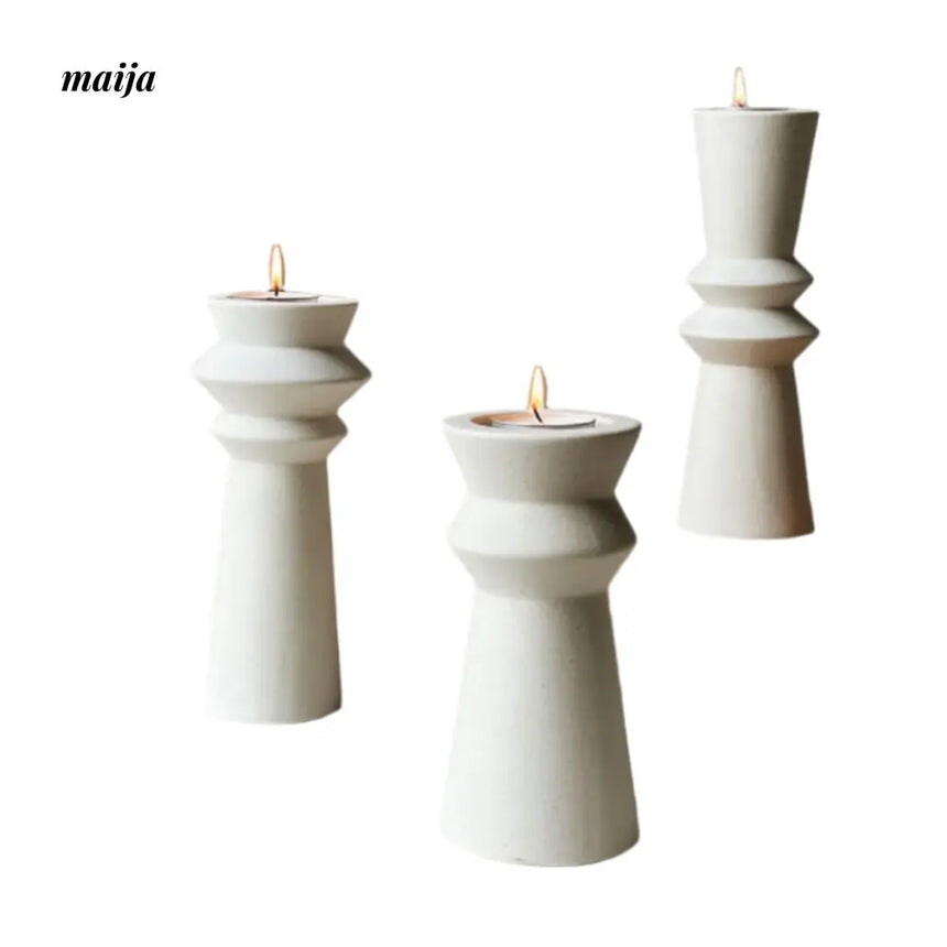 Enzo Ceramic Candle Holder from maija