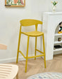 Simple Stackable Plastic Bar Stool from maija