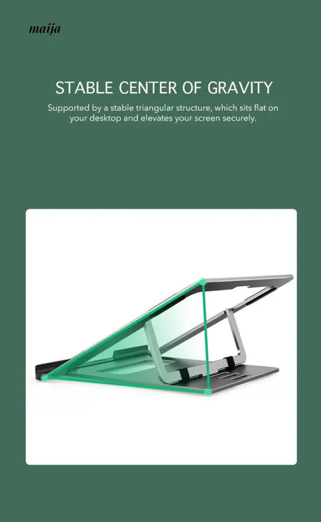 Adjustable Metal Laptop Stand from llano/Green Giant