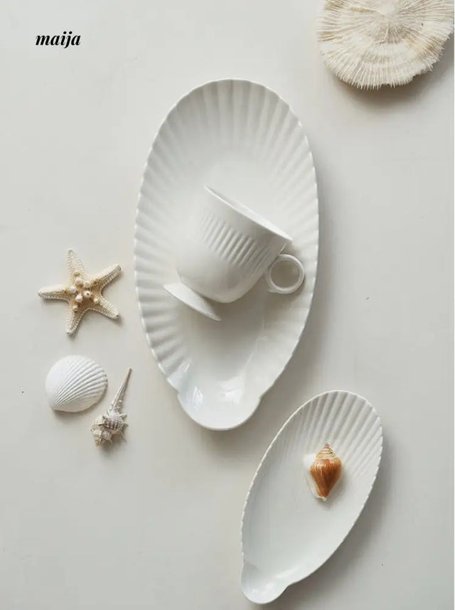 Sea Shell Ceramic High Tea Set from maija