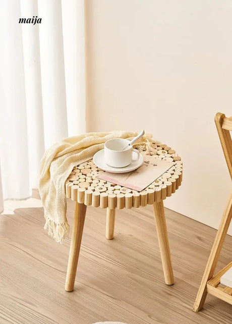 Log Style Stool from maija