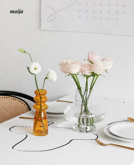Bell Shaped Glass Vase from maija