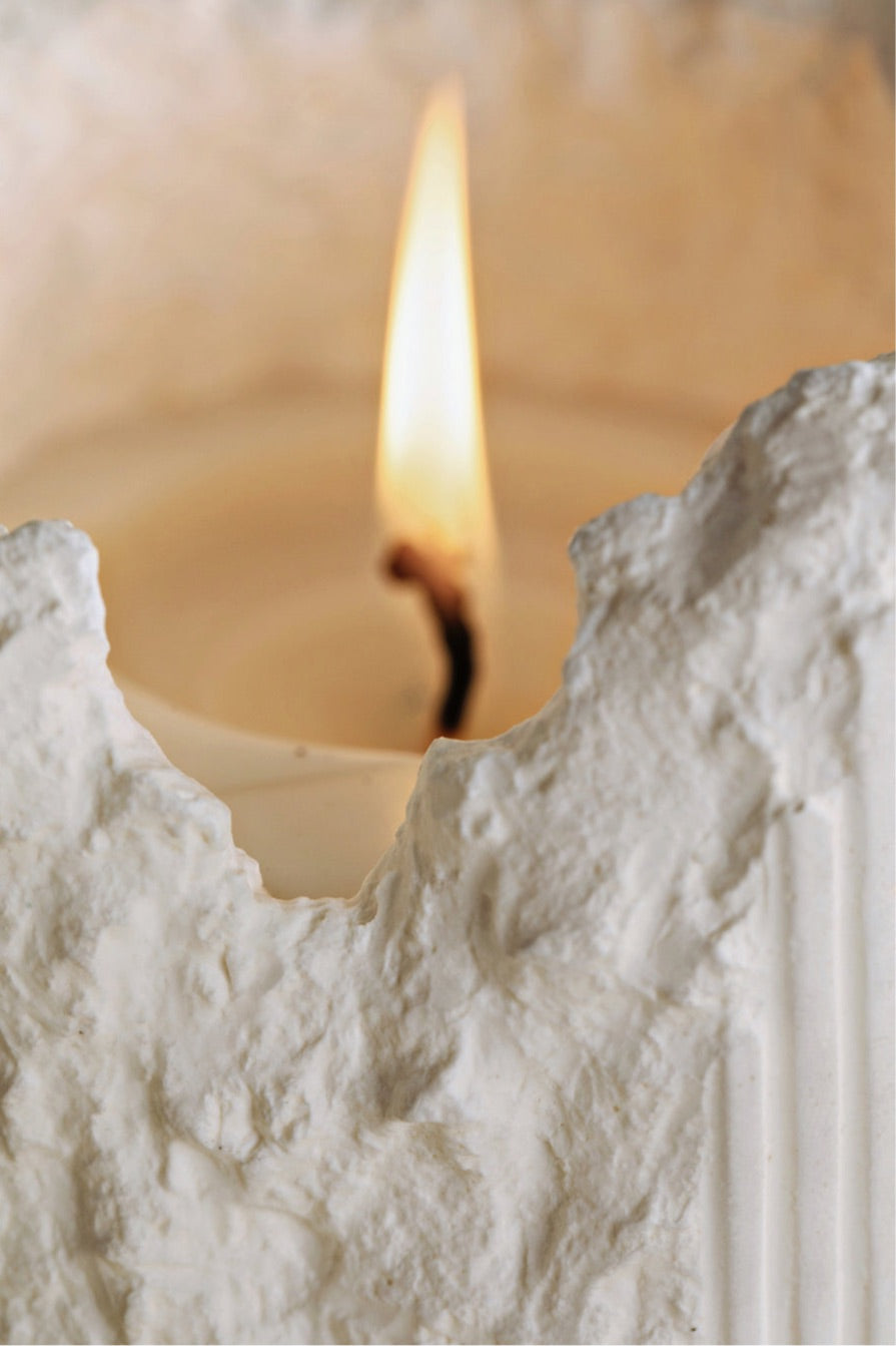 Greek Ruins Column Candle from Joy Spread
