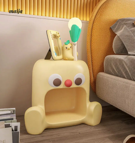 Yellow Robot Storage Side Table from maija
