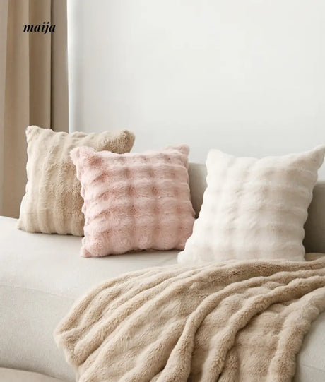 Velvet Bubble Cushion and Blanket from milamila