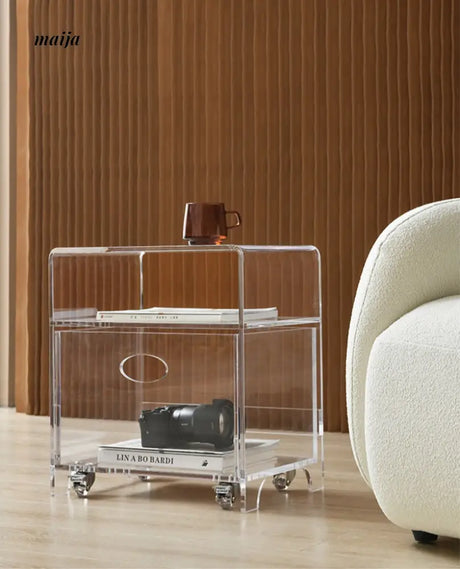 Amber Acrylic Side Table from maija