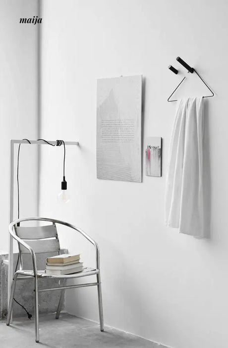 Simple Angled Solid Wood Wall Hook from Oroliving