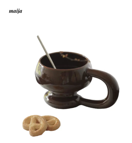 Glossy Marshmallow Ceramic Mug from maija