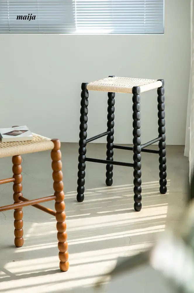 French Braid Woven Rattan Chair from maija