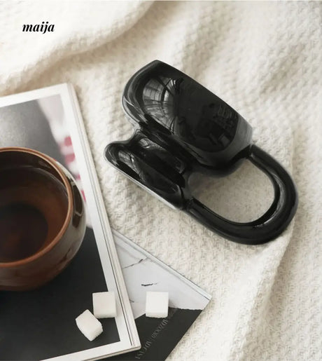 Glossy Marshmallow Ceramic Mug from maija
