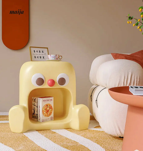Yellow Robot Storage Side Table from maija
