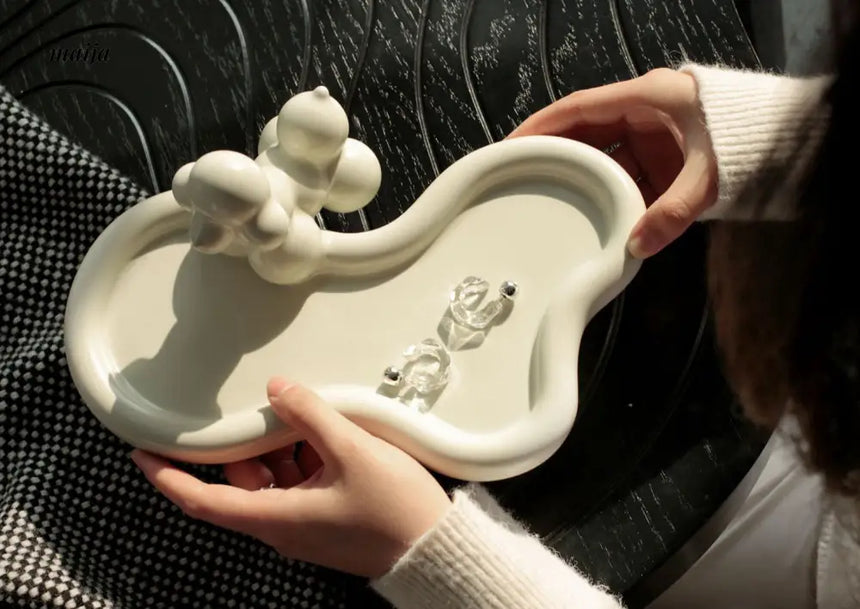 Glossy Puppy Ceramic Tray from maija