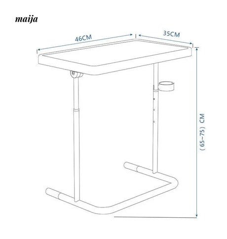 Plastic Laptop Bedside Table from maija