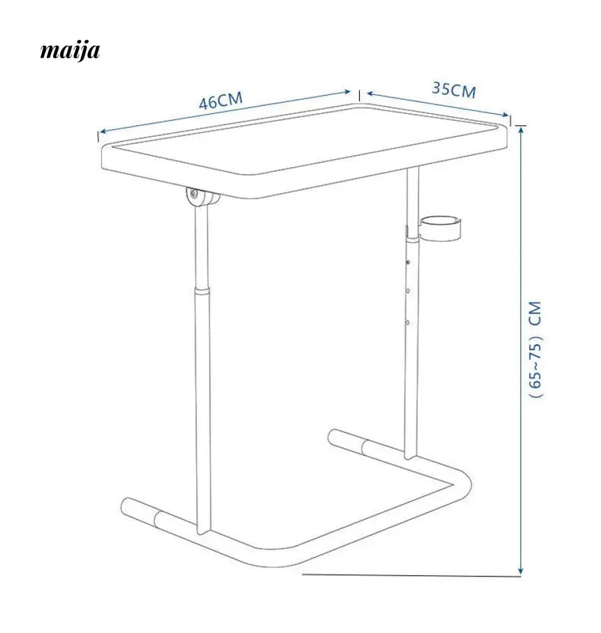 Plastic Laptop Bedside Table from maija
