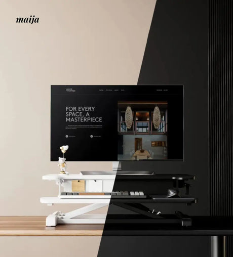 Standing Desk Monitor Stand from maija