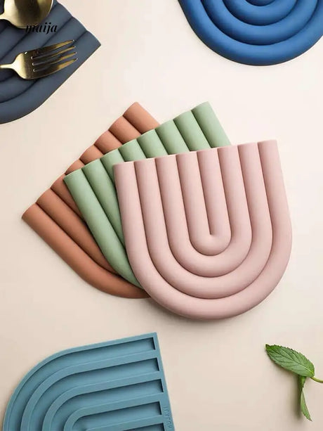 Rainbow Silicone Pot Stand from maija
