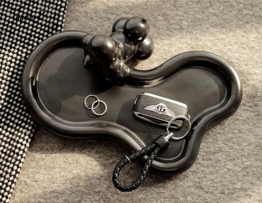 Glossy Puppy Ceramic Tray from maija