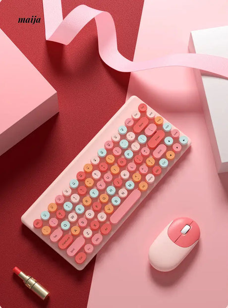 Candy Colour Keyboard Mouse Set from Tounee