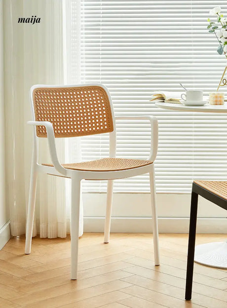 Woven Rattan Stackable Chair (set of 2) from maija