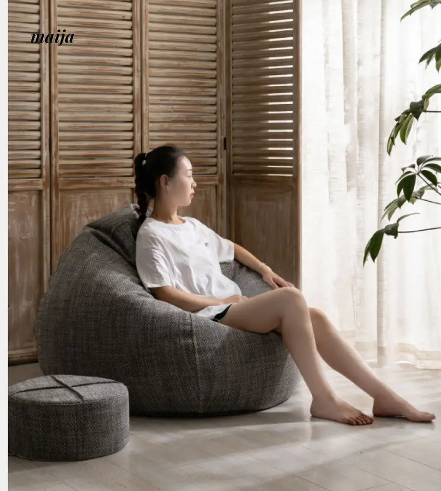 Cotton Lazy Bean Bag Sofa from MY