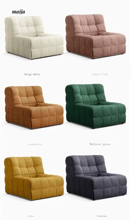 Akira Waffle Lounge Chair from Mukeqi