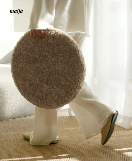 Fluffy Pancake Lazy Cushion from milamila