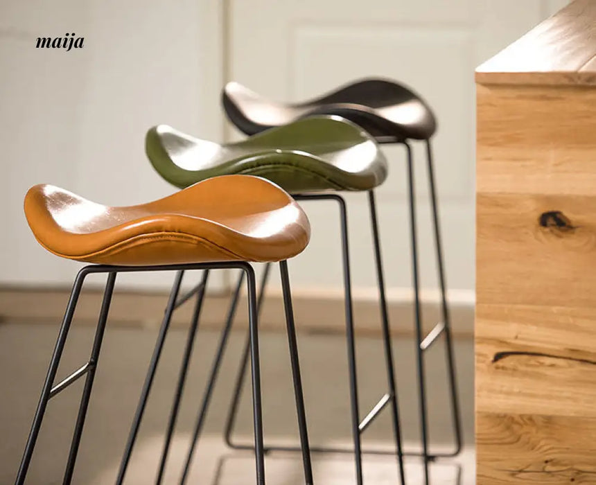 Classic Leather Bar Chair from u-lord
