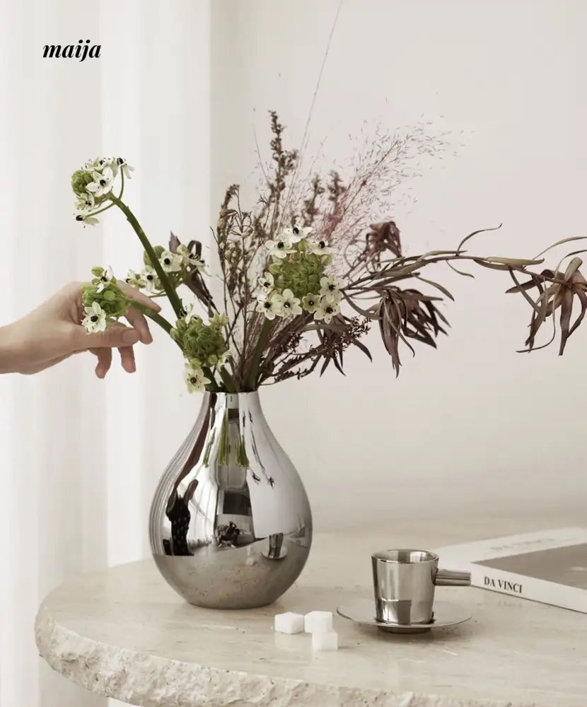 Kraft Stainless Steel Vase from maija