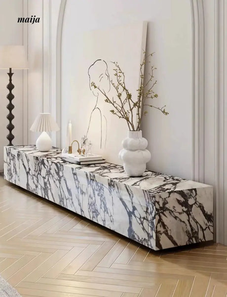 Bulgari Marble Stone Hanging TV Cabinet from maija
