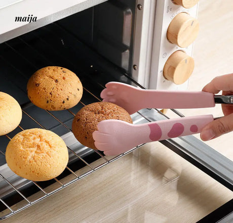 Colourful Cat Paw Kitchen Tongs from maija