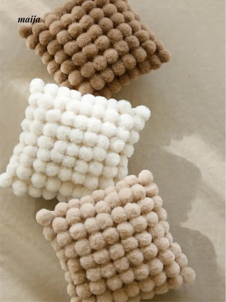Rabbit Snowball Fluffy Cushion from milamila