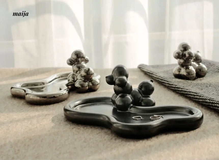 Glossy Puppy Ceramic Tray from maija