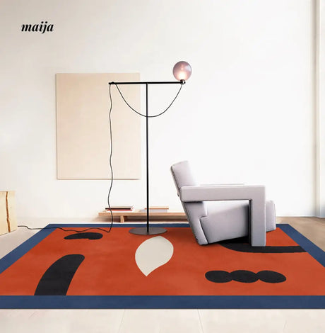 Arran Cain Plush Rectangular Rug from Yueyi