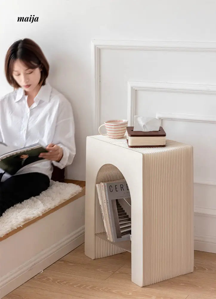 Accordion Paper Bedside Table from Shiba Paper