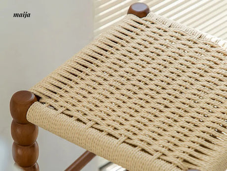 French Braid Woven Rattan Chair from maija