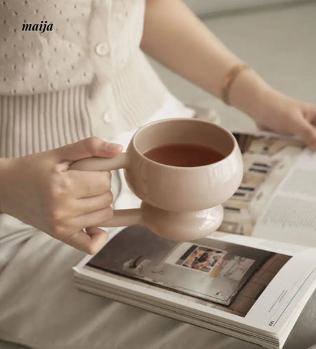Glossy Marshmallow Ceramic Mug from maija