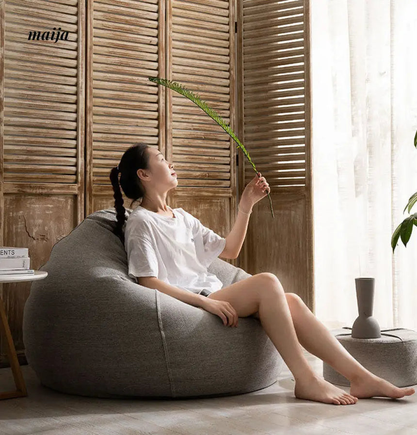 Cotton Lazy Bean Bag Sofa from MY