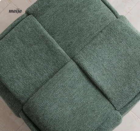 Woven Corduroy Cube Stool from maija