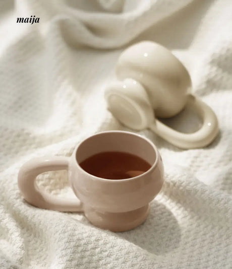 Glossy Marshmallow Ceramic Mug from maija